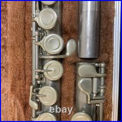 Nikkan No. 30 Metal Flute Body with Case Used Some Dents Tarnished 12.6 Nikkan No. 30 Metal Flute Body with Case Used Some Dents Tarnished 12.6