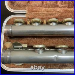Nikkan No. 30 Metal Flute Body with Case Used Some Dents Tarnished 12.6 Nikkan No. 30 Metal Flute Body with Case Used Some Dents Tarnished 12.6