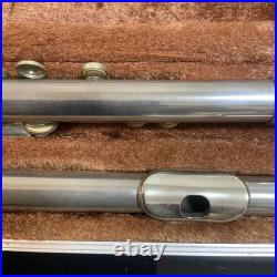 Nikkan No. 30 Metal Flute Body with Case Used Some Dents Tarnished 12.6 Nikkan No. 30 Metal Flute Body with Case Used Some Dents Tarnished 12.6