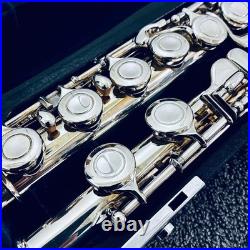 Nomata Flute LS-1E Sterling Silver Lip Head MIJ Japan with Case Serviced Closed