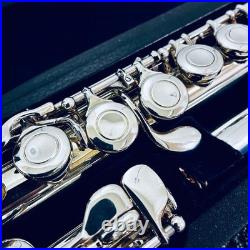 Nomata Flute LS-1E Sterling Silver Lip Head MIJ Japan with Case Serviced Closed