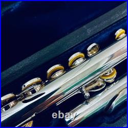 Nomata Flute LS-1E Sterling Silver Lip Head MIJ Japan with Case Serviced Closed