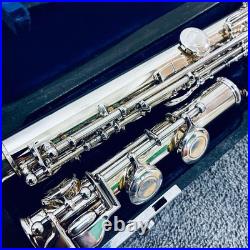 Nomata Flute LS-1E Sterling Silver Lip Head MIJ Japan with Case Serviced Closed
