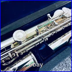 Nomata Flute LS-1E Sterling Silver Lip Head MIJ Japan with Case Serviced Closed