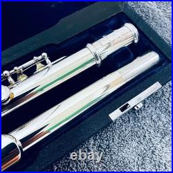Nomata Flute LS-1E Sterling Silver Lip Head MIJ Japan with Case Serviced Closed