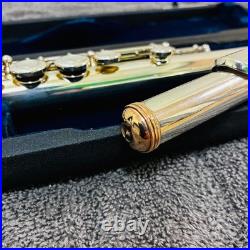 Nomata Flute LS-1E Sterling Silver Lip Head MIJ Japan with Case Serviced Closed