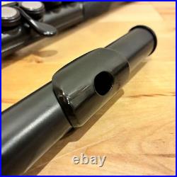 Nuvo Student Flute Black Plastic Near Unused with Case