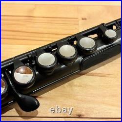 Nuvo Student Flute Black Plastic Near Unused with Case