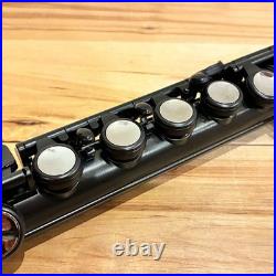 Nuvo Student Flute Black Plastic Near Unused with Case
