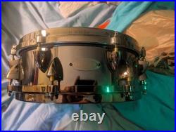 OCP 13x4 Steel Piccolo Snare Drum Black Nickel In Great Shape