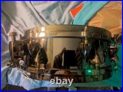 OCP 13x4 Steel Piccolo Snare Drum Black Nickel In Great Shape