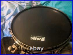 OCP 13x4 Steel Piccolo Snare Drum Black Nickel In Great Shape