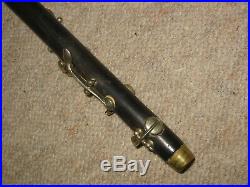 Old wooden piccolo flute 6keys, 6 holes! Needs cleaning and service