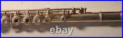 Olds Solid Sterling Silver Custom Flute Ns75s Elkhart Ind. 410 Grams