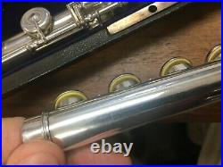 Original Louis Lot Solid Silver Flute, 1880's Pristine Condition, Never Altered