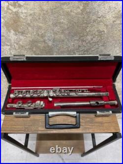 PEARL NC-96 Flute Silver Plated Wind Instrument for Beginners With Hard Case PEARL NC-96 Flute Silver Plated Wind Instrument for Beginners With Hard Case