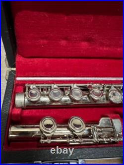 PEARL NC-96 Flute Silver Plated Wind Instrument for Beginners With Hard Case PEARL NC-96 Flute Silver Plated Wind Instrument for Beginners With Hard Case