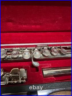 PEARL NC-96 Flute Silver Plated Wind Instrument for Beginners With Hard Case PEARL NC-96 Flute Silver Plated Wind Instrument for Beginners With Hard Case