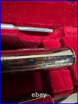 PEARL NC-96 Flute Silver Plated Wind Instrument for Beginners With Hard Case PEARL NC-96 Flute Silver Plated Wind Instrument for Beginners With Hard Case