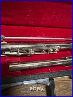 PEARL NC-96 Flute Silver Plated Wind Instrument for Beginners With Hard Case PEARL NC-96 Flute Silver Plated Wind Instrument for Beginners With Hard Case