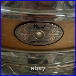 PEARL PICCOLO MAPLE SNARE DRUM, Used On A Few Tours. Has No Visual Defects