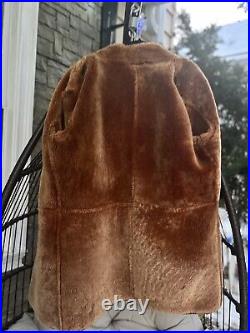 PICCOLO MONDO PELLE Shearling Jacket Coat Womens XL