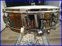 PREMIER ROYAL ACE 4 x 14 PICCOLO COB SNARE WITH ORIG CASE/STAND