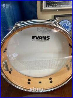 Pearl 13x3 Blond Maple Piccolo Snare Drum Used- Great Shape Remo & Evans Heads