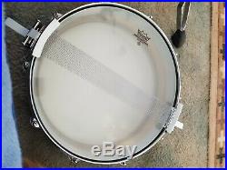 Pearl 14 X 3.5 Free Floating Brass Snare Drum, Die-Cast, Dual Strainers Nice