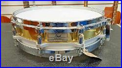 Pearl 14x3.5 Free Floating Brass Piccolo Snare Drum