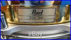 Pearl 14x3.5 Free Floating Brass Piccolo Snare Drum