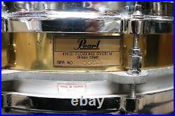 Pearl 3.5x14 Free Floating Brass Piccolo Snare Drum
