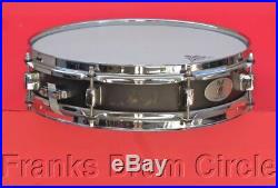 Pearl 3x13 Black Steel Shell Piccolo Snare Drum (soprano/side/popcorn)