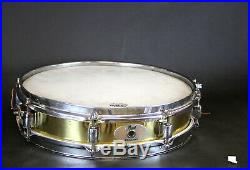 Pearl-B1330-Brass Piccolo Snare Drum-13 x 3-8 Lug-1.6mm Steel Hoops
