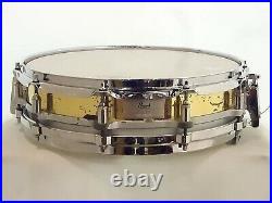 Pearl B-9114P Free Floating Brass Piccolo14x3.5 Used Snare Drum