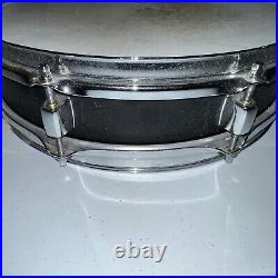 Pearl Black And Chrome Piccolo Snare Drum, 13x3