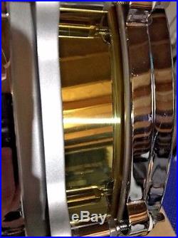 Pearl Brass Free Floating Piccolo Snare 14 x 3.5
