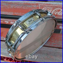 Pearl Brass Shell Piccolo Snare Drum 14x3.5 with Wear, Used
