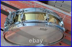 Pearl Brass Shell Piccolo Snare Drum 14x3.5 with Wear, Used