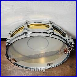 Pearl FB1435/C Free Floating Piccolo Brass Snare Drum 14x3.5