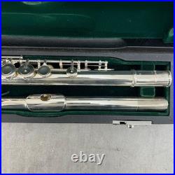 Pearl Flute PF-525E Silver Headjoint Japan withCase & Cleaning Rod E Mechanism Pearl Flute PF-525E Silver Headjoint Japan withCase & Cleaning Rod E Mechanism