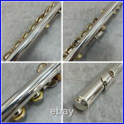 Pearl Flute PF-525E Silver Headjoint Japan withCase & Cleaning Rod E Mechanism Pearl Flute PF-525E Silver Headjoint Japan withCase & Cleaning Rod E Mechanism