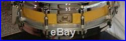 Pearl Free Floating Maple Piccolo Snare Drum 3.5x14 Natural Finish Crisp Sound