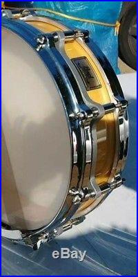 Pearl Free Floating Maple Piccolo Snare Drum 3.5x14 Natural Finish Crisp Sound