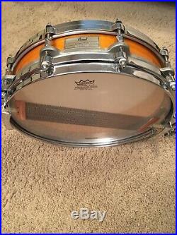 Pearl Free Floating Maple Shell Piccolo Snare Drum 14 x 3.5 10 Lug