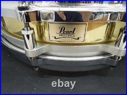 Pearl Free Floating Piccolo Brass Shell Snare Drum 14x3.5