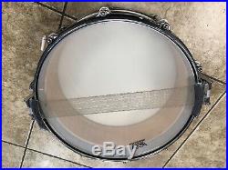 Pearl Maple Shell 14 Piccolo Snare Drum 10 Lug Mastercast Hoops