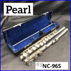 Pearl NC-96S Flute Silver Plated Used with Hard Case