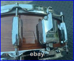 Pearl Omar Hakim Signature 5 x 13 African Mahogany Snare Drum Puresound READ
