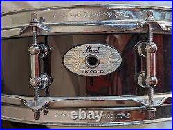 Pearl Piccolo Limited Edition 14 x 4 Steel Snare Drum With Backpack Case & Stick